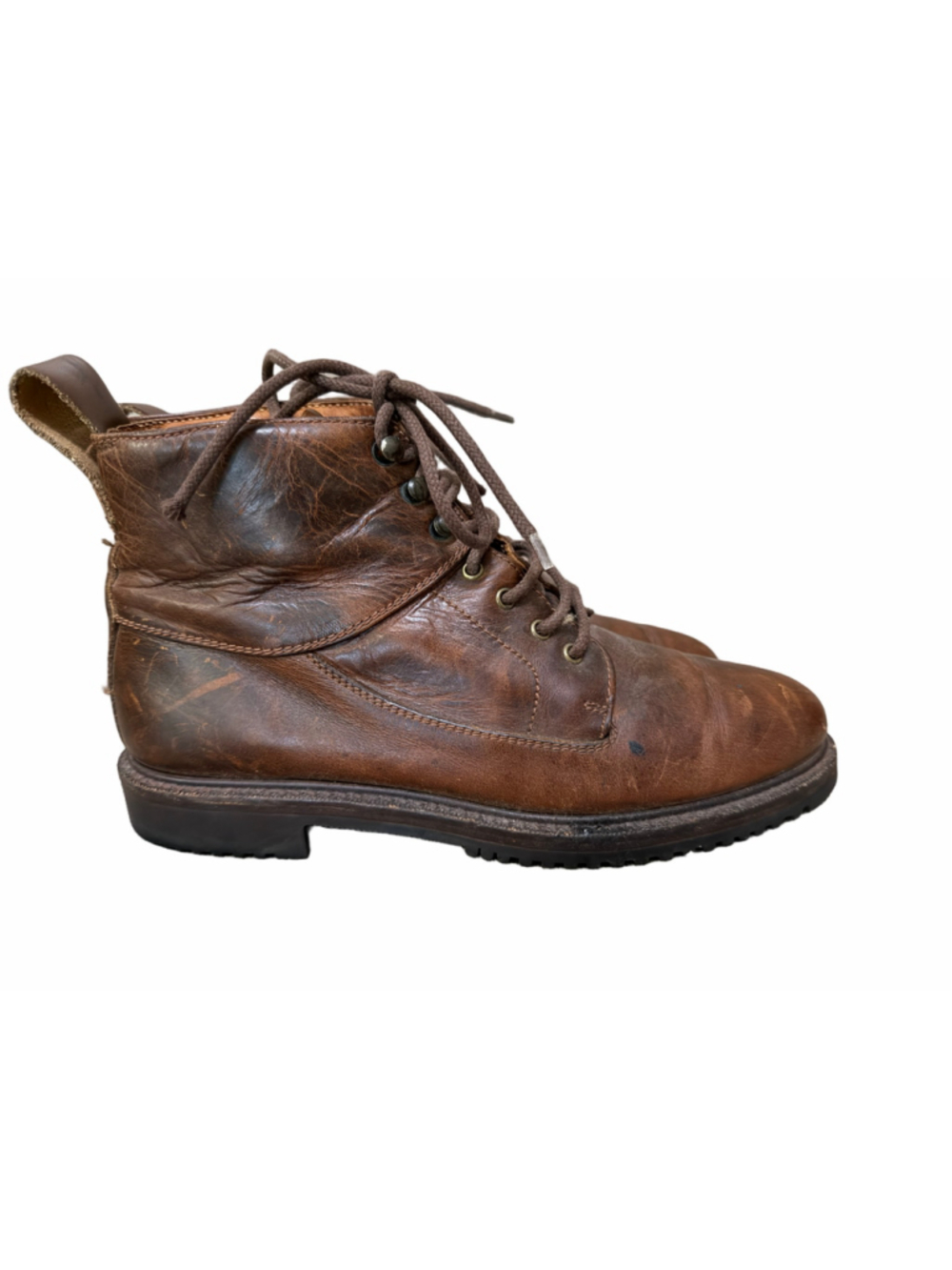 Vintage Cole Haan Country Men’s Brown Leather Lace Up Boots Size 7M